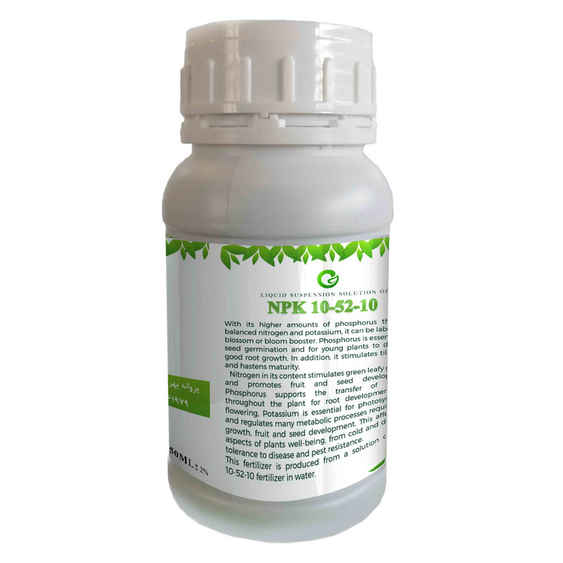 کود مایع فسفر بالا گرین پیک مدل  NPK 10 52 10 حجم 250 میلی لیتر