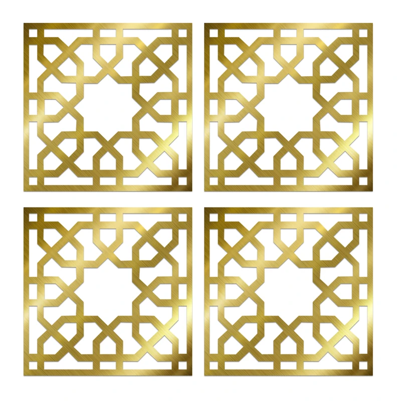 تایل سقفی بنی دکو مدل MC02 اندازه 60x60 سانتی متر مجموعه 4 عددی