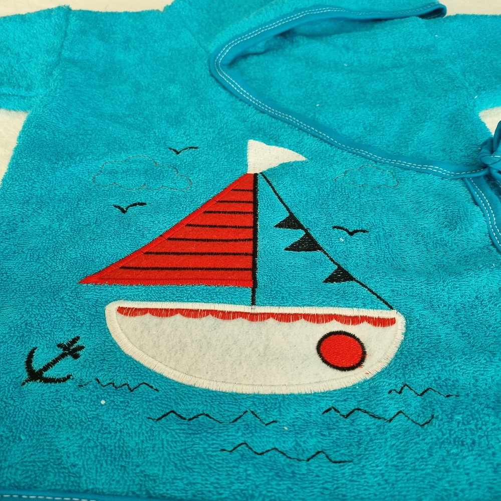 حوله نوزاد طرح قایق مجموعه 5 عددی