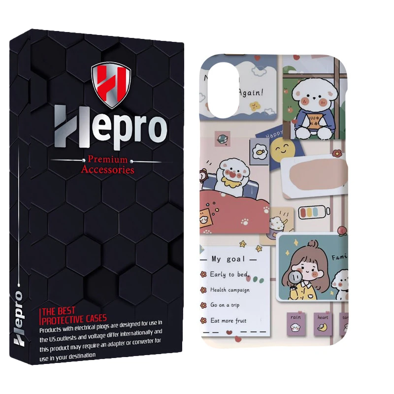 کاور هپرو مدل MC مناسب برای گوشی موبایل اپل IPHONE X / XS