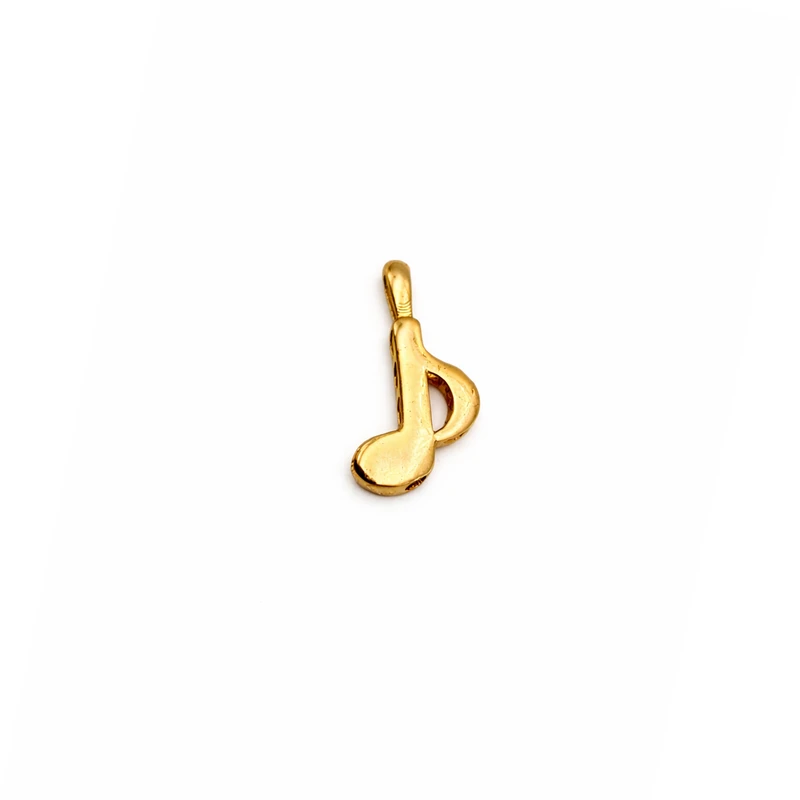 آویز گردنبند طلا 18 عیار زنانه مان گالری طرح نت موسیقی کد M-100095