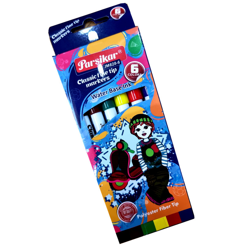 بسته لوازم تحریر پارسیکار مدل خلاقیت مجموعه 12 عددی