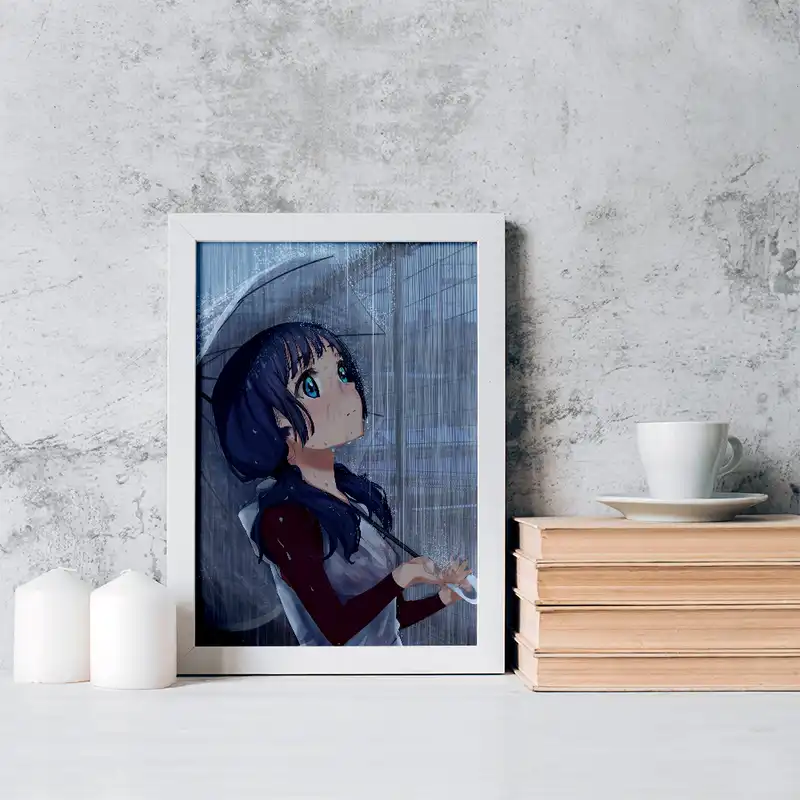 تابلو خندالو مدل هینا انیمه تغییر آب و هوا با تو کد 17618