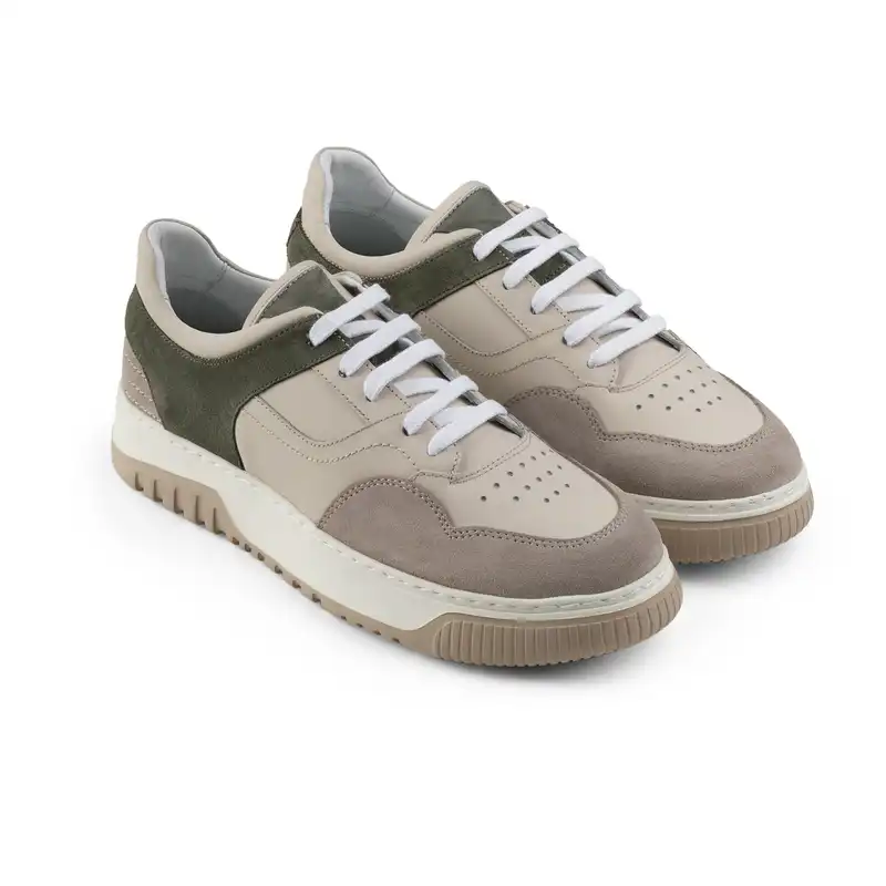 کفش روزمره مردانه کروم مدل چرم اسنیکرز 2422004