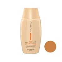 کرم ضد آفتاب رنگی ژیناژن SPF 50 مدل Full03 مناسب پوستهای معمولی و خشک حجم 50 میلیلیتر