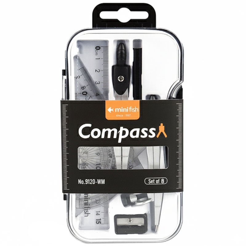 ست پرگار مینی فیش کد 9120-WM مجموعه 9 عددی