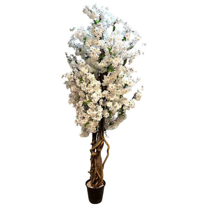 درختچه مصنوعی مدل شکوفه سیب 