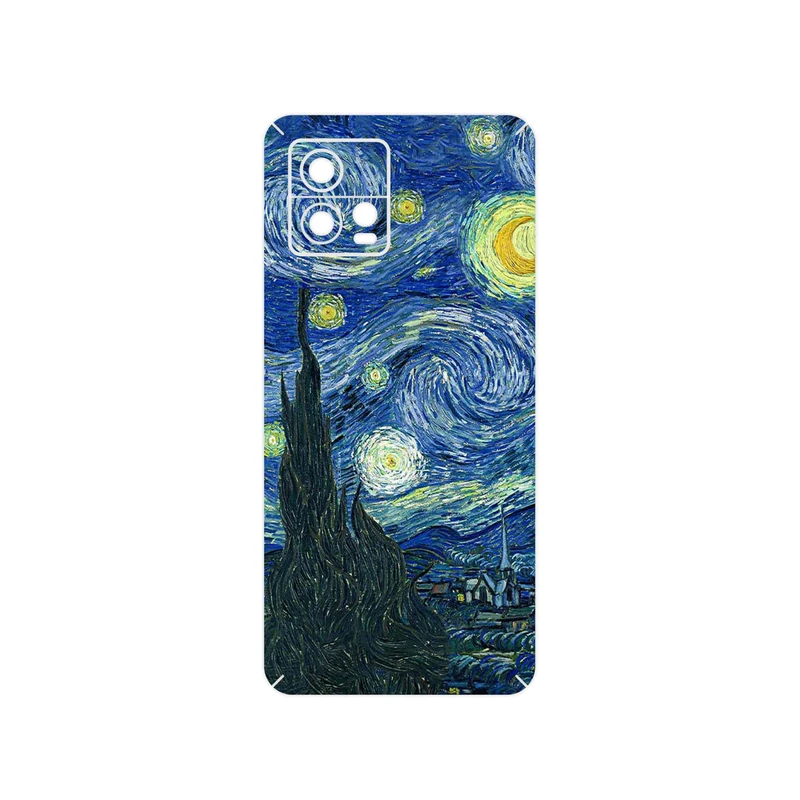 برچسب پوششی ماهوت مدل The Starry Night of van Gogh مناسب برای گوشی موبایل موتورولا Moto G72