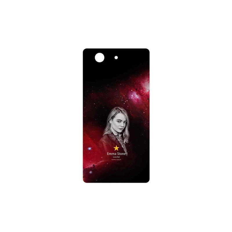 برچسب پوششی ماهوت مدل Emma Stone مناسب برای گوشی موبایل سونی Xperia Z3 Compact