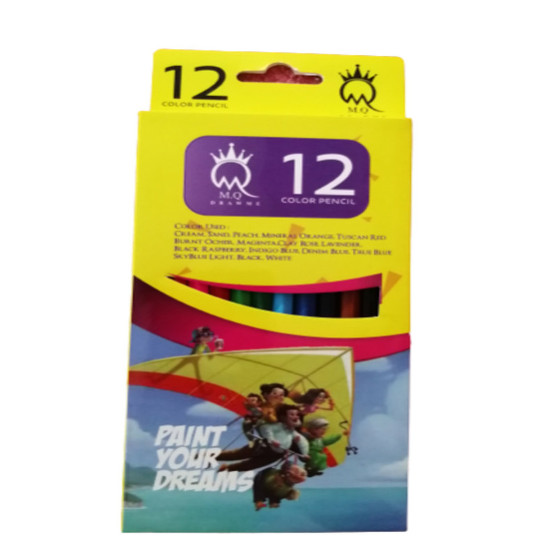 مداد رنگی  12 رنگ ام کیو مدل 8900