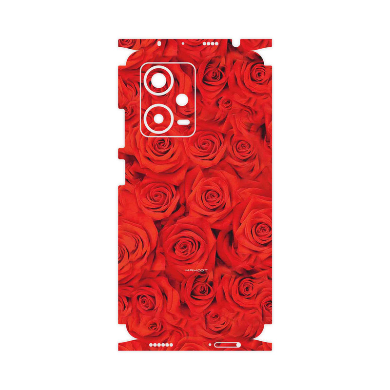 برچسب پوششی ماهوت مدل Red_Flower-FullSkin مناسب برای گوشی موبایل شیائومی Redmi Note 12 Pro Plus