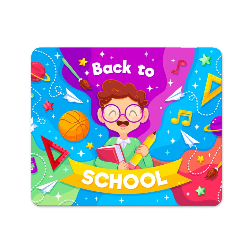 ماوس پد پاد آفرین مدل دانش آموز بازگشت به مدرسه معلم  کد P527 سایز 19*24 سانتی متر