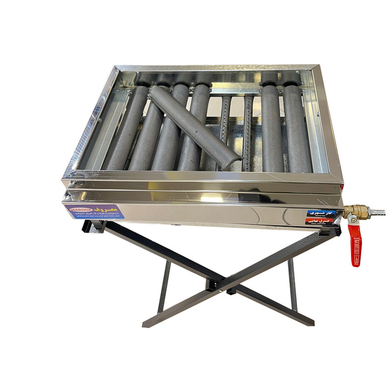 کباب پز معروف مدل 8 شعله پایه دار