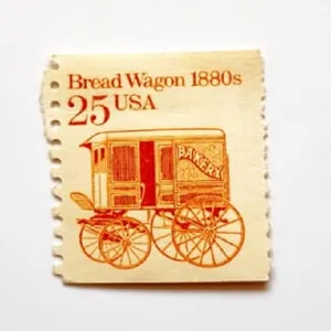 تمبر یادگاری مدل کالسکه حمل نان کد 1880