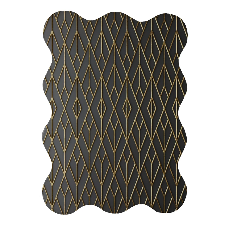 پادری مدل دالبر طرح کلاسیک کد 8858 سایز 80x110 سانتی متر 