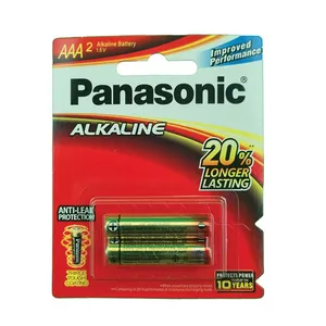 باتری نیم قلمی پاناسونیک مدل آلکالاین بسته ۲عددی