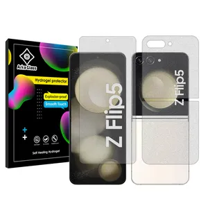 Arka Glass Tough model matte screen protector suitable for Samsung Galaxy Z Flip5 Mobile phone Along with the phone back protector