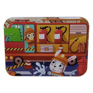 پازل 50 تکه طرح آتش نشان جنگل