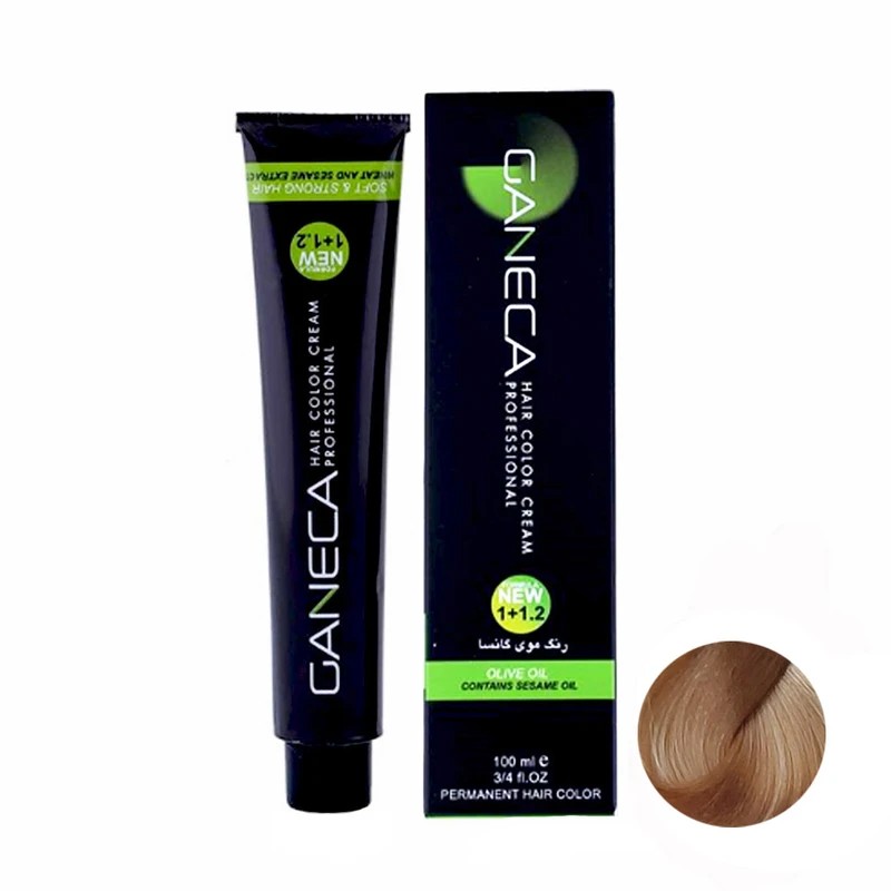 رنگ مو گانسا شماره AS21 حجم 100 میلی لیتر رنگ شامپاینی