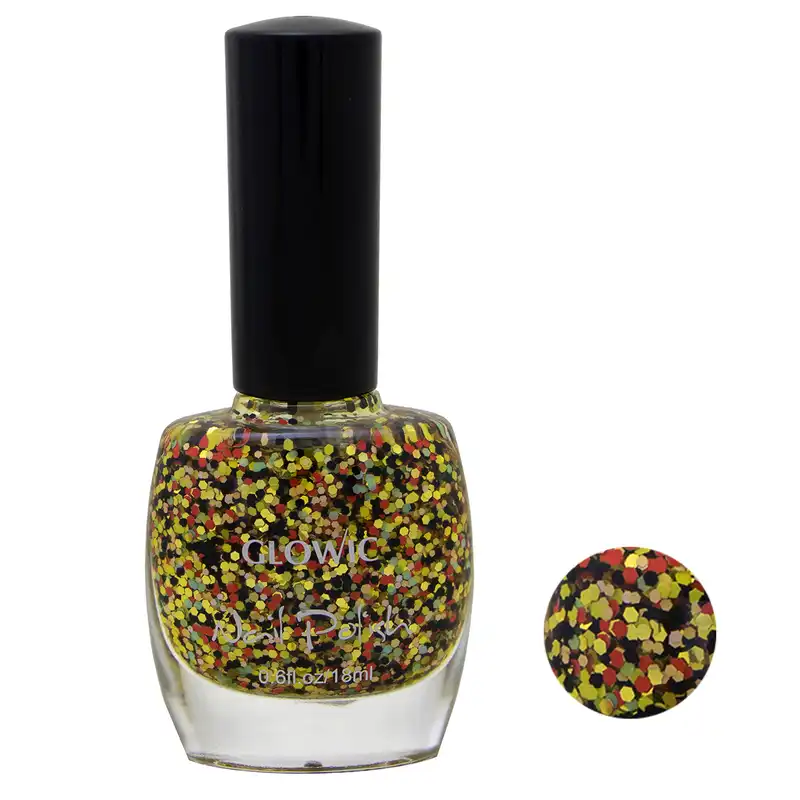 لاک ناخن گلویک مدل GLO شماره 43