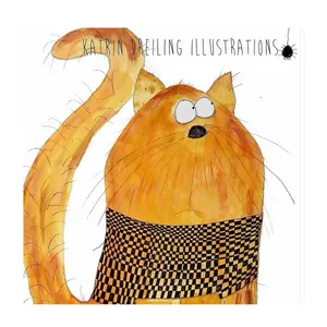 تابلو کودک و نوزاد طرح گربه کد wkt210