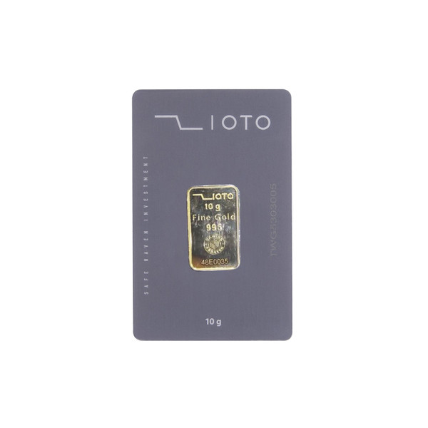 شمش طلا 995 عیار زیوتو مدل DD-Au-p10