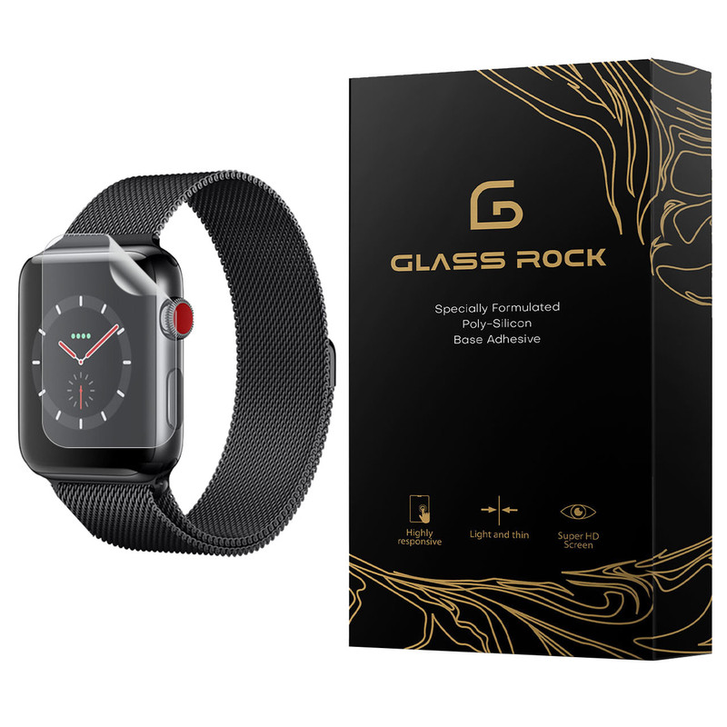 محافظ صفحه نمایش گلس راک مدل TPWR-Glass مناسب برای اپل واچ سری 3 38 میلی متر