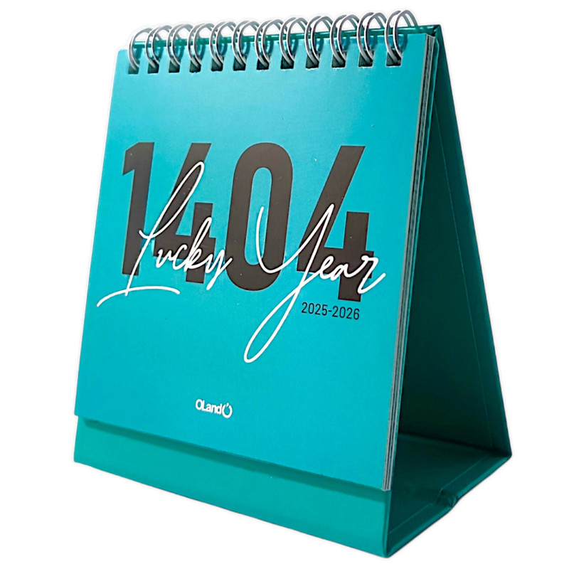 تقویم رومیزی سال 1404 اولند مدل لاکی کد 727