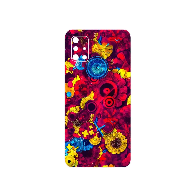 برچسب پوششی ماهوت مدل Vector Flower Garden Digital Art مناسب برای گوشی موبایل سامسونگ Galaxy A51