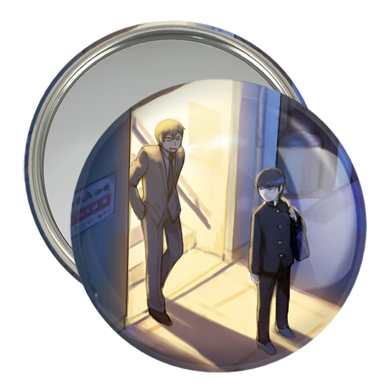 آینه جیبی خندالو مدل اراتاکا و شییکو انیمه موب سایکو Mob Psycho 100 کد 24464