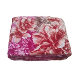 پتو یک نفره مدل گل برجسته سایز 220x160 سانتی متر