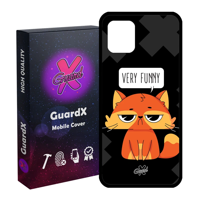 کاور گارد ایکس طرح Funny مدل Glass10161 مناسب برای گوشی موبایل سامسونگ Galaxy Note 10 Lite