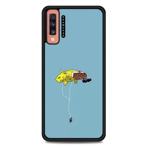 AKAM AMC-WSGA70-SPONGE BOB1 Cover For Samsung Galaxy A70