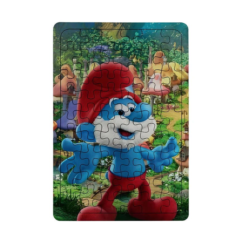 پازل 54 تکه طرح اسمورف ها کد 9264