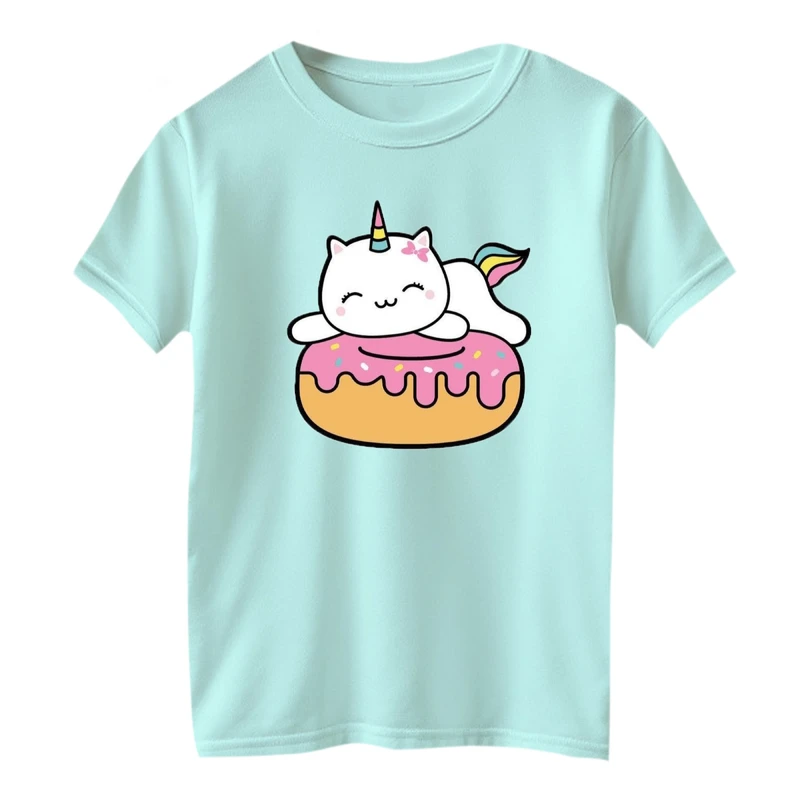 تی شرت آستین کوتاه بچگانه مدل یونیکورن کد ۱