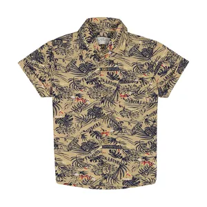 پیراهن پسرانه جاستیفای جونیور مدل K0442074SH-KHAKI