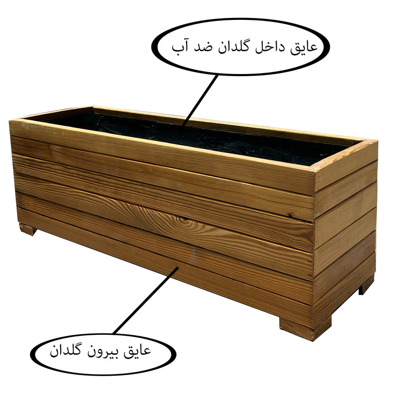 گلدان مدل چوبی 7022R8