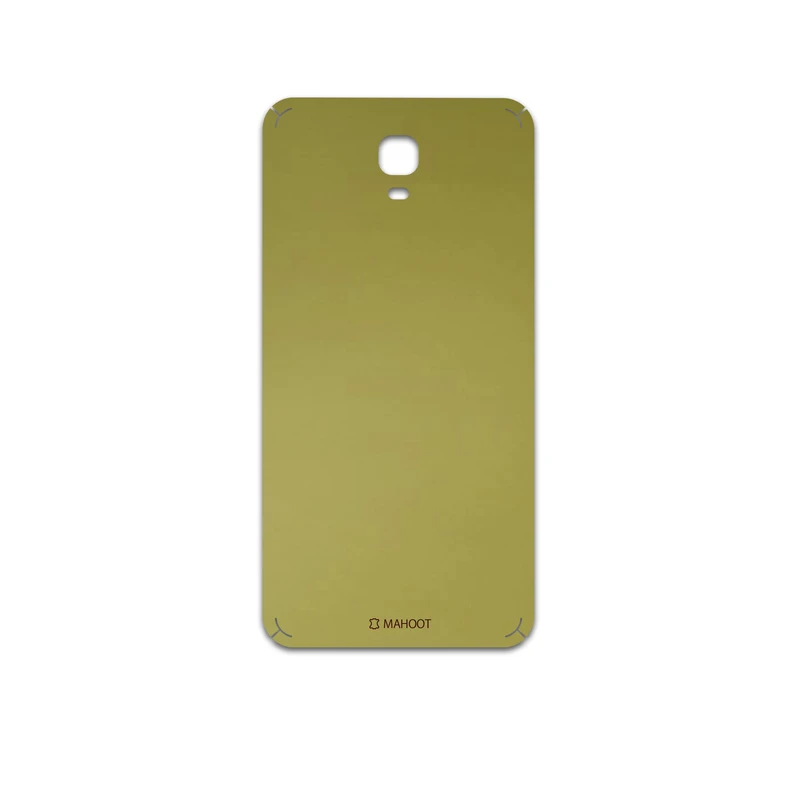برچسب پوششی ماهوت مدل Matte-Gold مناسب برای گوشی موبایل جی ال ایکس Aria1