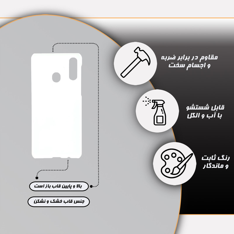 کاور قاب گارد مدل فانتزی مناسب برای گوشی موبایل سامسونگ Galaxy A20s