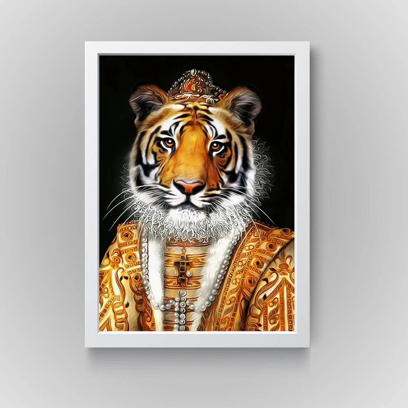 تابلو مدل دکوراتیو مینیمال ببر کدN230