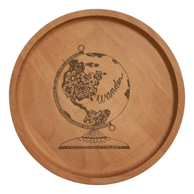 بشقاب چوبی مدل کره زمین 101027