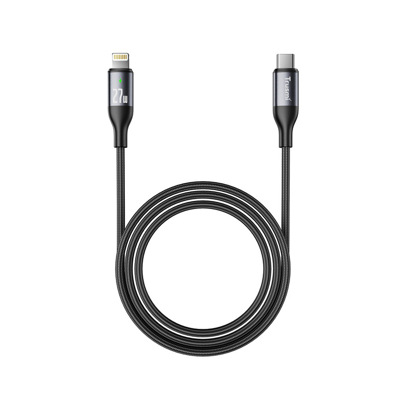 کابل تبدیل usb-C به لایتنینگ تراسمی مدل CA12-03 طول 1 متر