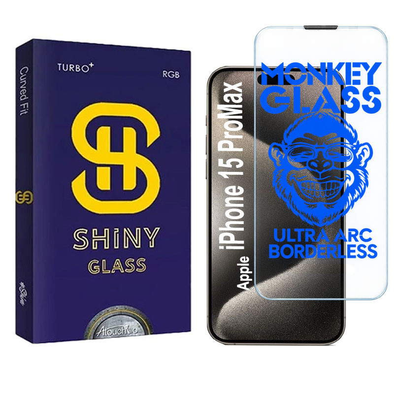 محافظ صفحه نمایش بدون حاشیه آتوچبو مدل Monkey-AT مناسب برای گوشی موبایل اپل iPhone 15 ProMax