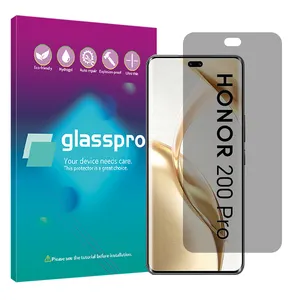 Glass Pro Resistant model privacy screen protector suitable for Honor 200 Pro mobile phone