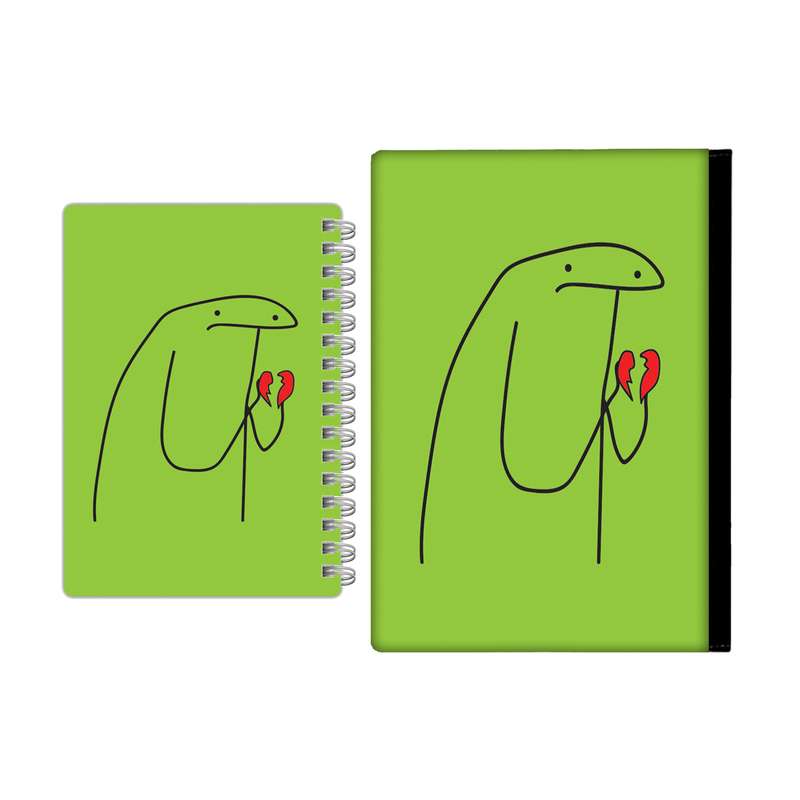 کلاسور مدل میقولی کد 2423 به همراه دفترچه یادداشت