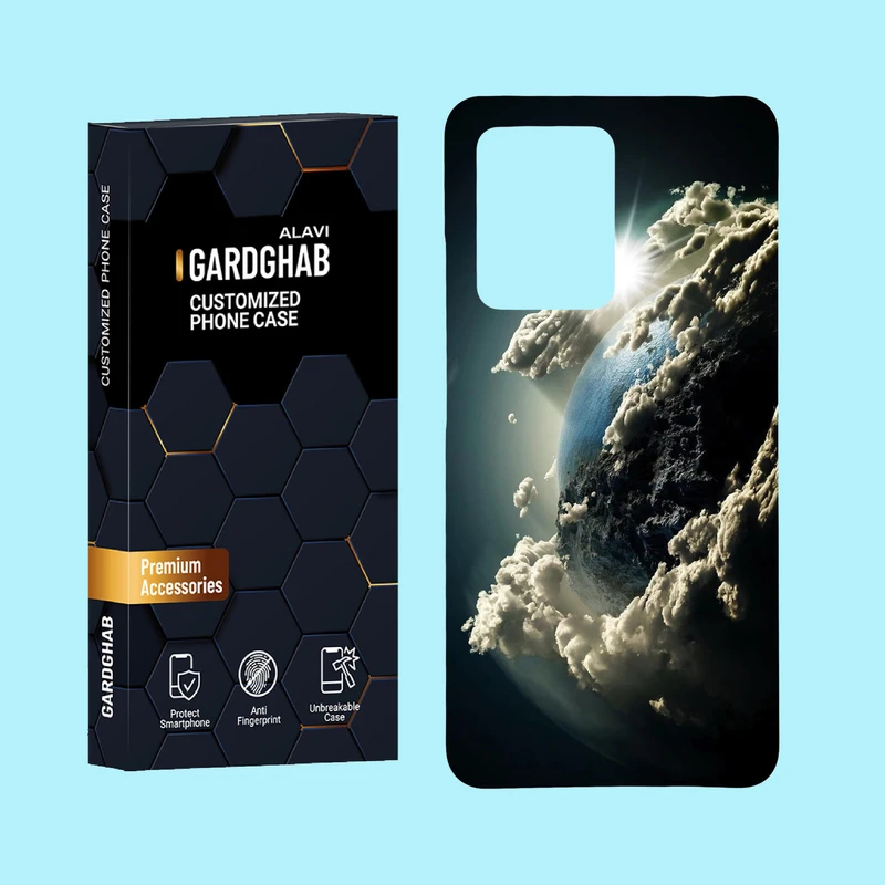 کاور گارد قاب علوی مدل کهکشان مناسب برای گوشی موبایل شیائومی Redmi Note 12 Pro Plus 5G