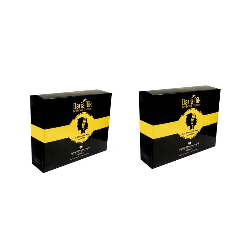 محلول ضدریزش و رفع سفیدی مو و ابرو بهبود درمان داریا نیک مدل Mourd حجم 30 میلی لیتر مجموعه 2 عددی