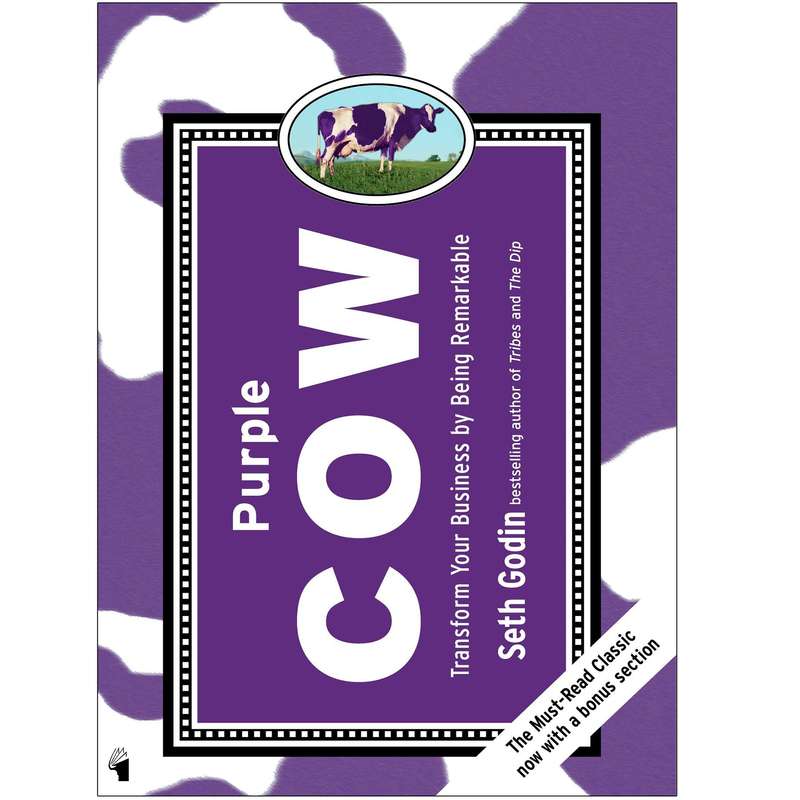 کتاب Purple Cow اثر Seth Godin انتشارات معیار علم کتاب Purple Cow اثر Seth Godin انتشارات معیار علم