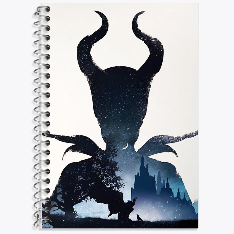 دفتر لغت 50 برگ خندالو طرح مالفیسنت (Maleficent) کد N3460