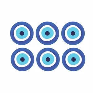 زیر لیوانی رزینی مدل T100 مجموعه 6 عددی